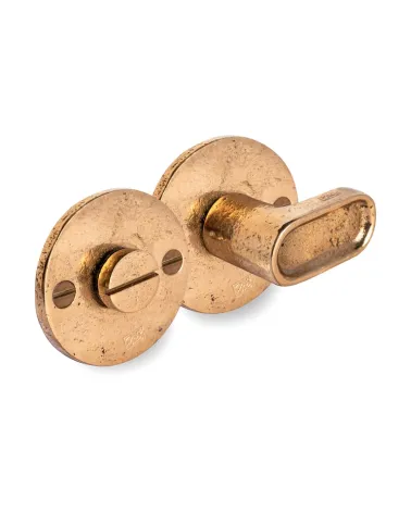 Set per WC con finitura metallo grezzo