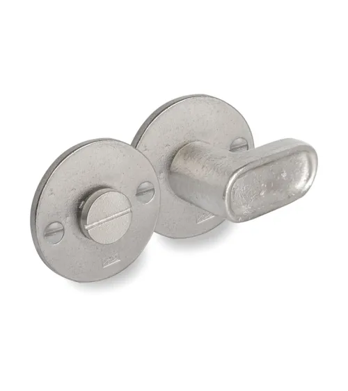Set per WC con finitura metallo grezzo