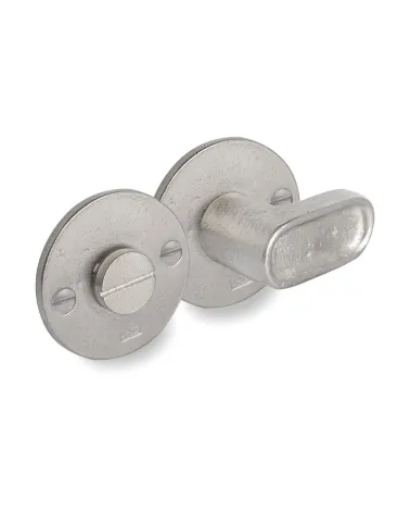 Set per WC con finitura metallo grezzo
