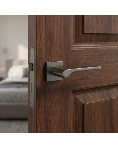 Maniglia per porta antracite per un aspetto sobrio ed elegante - BERGERIA