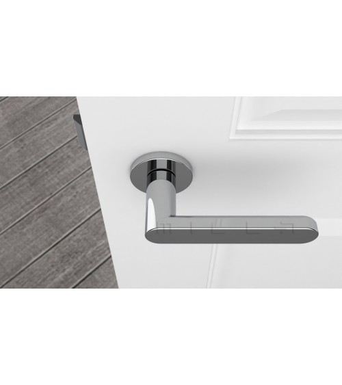 Maniglia per porta cromo lucido ALORA maniglia design