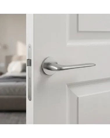 Maniglie per porta cromo spazzolato VIOLA