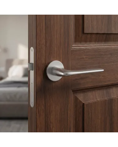 Maniglie per porta cromo spazzolato VIOLA