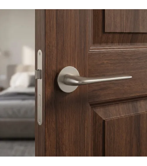Maniglia per porta nichel spazzolato VIOLA maniglia design