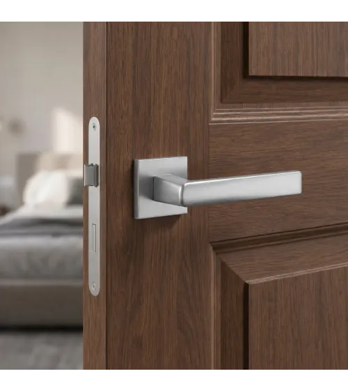 Maniglia per porta cromo satinato ADANA maniglia design
