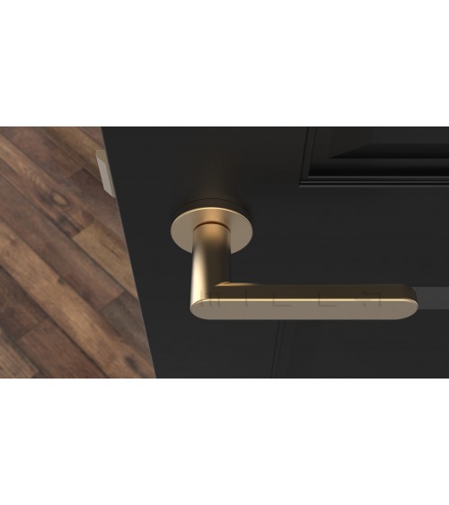 Maniglia per porta dorata opaca ALORA maniglia design