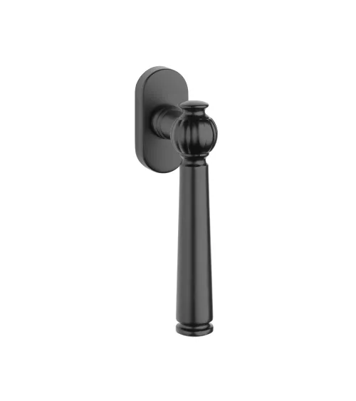 Maniglia per finestra TUKA in alluminio nero
