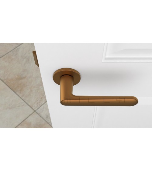 Maniglia per porta in rame ARIA maniglia di design