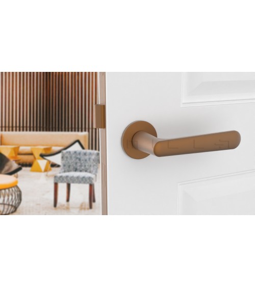 Maniglia per porta in rame ARIA maniglia di design