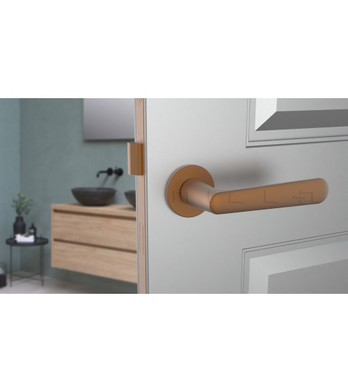 Maniglia per porta in rame ARIA maniglia di design