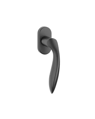 Maniglia per finestra PULIA in alluminio nero