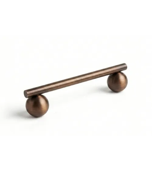 Maniglia moderna per mobile in ottone finitura bronzo - Modello 04 | MillaManiglie