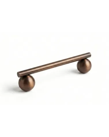 Maniglia moderna per mobile in ottone finitura bronzo - Modello 04 | MillaManiglie