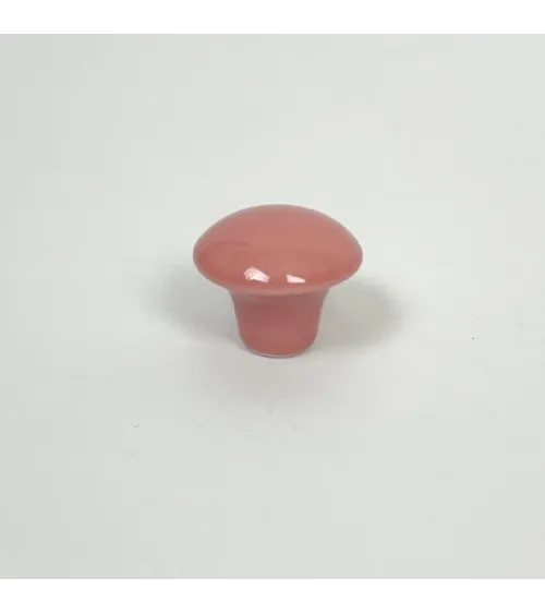 Appendiabiti da parete in porcellana smaltata lucida color corallo, taglia S – Anne Black