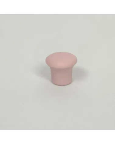 Gancio da parete in porcellana opaca rosa pallido, taglia XS – Anne Black