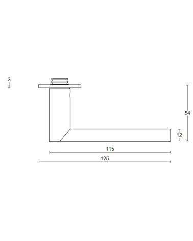 Maniglia Formani ARC su placca | MillaManiglie