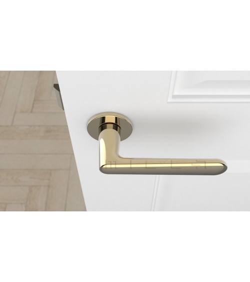 Maniglia per porta oro lucido ARIA design