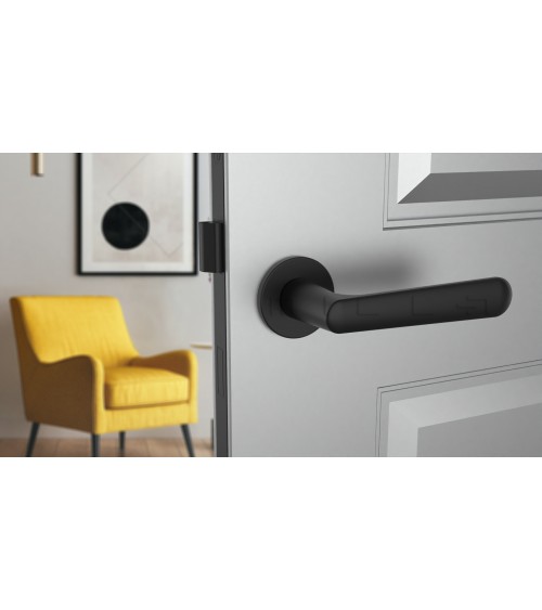 Maniglia per porta nero opaco ARIA design