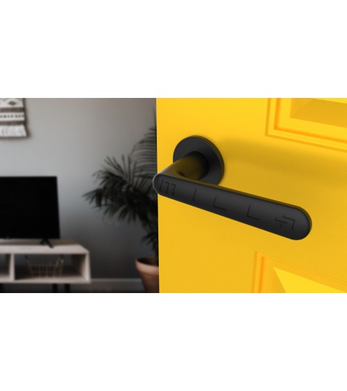 Maniglia per porta nero opaco ARIA design
