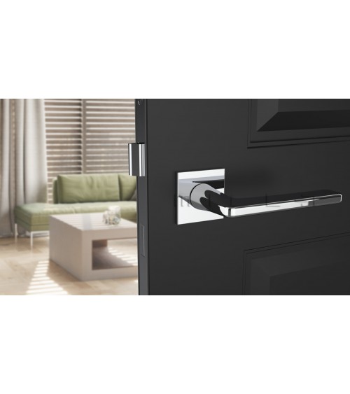Maniglia per porta cromata lucida SETIA maniglia di design
