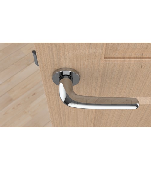Maniglia per porta AZALIA design in cromo lucido