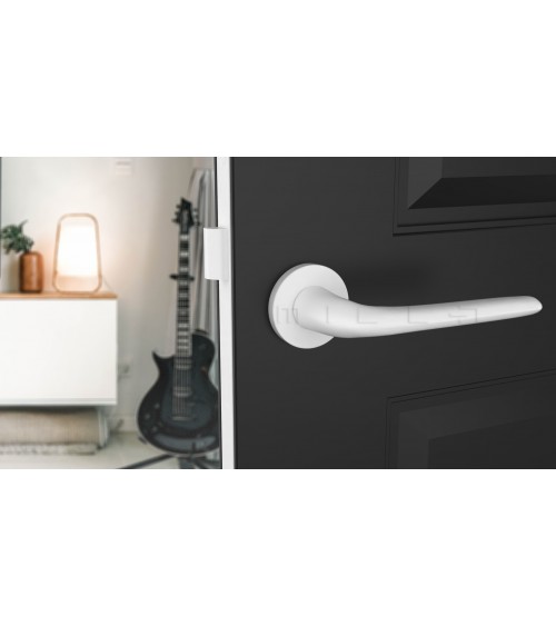 Maniglia per porta bianca AZALIA design