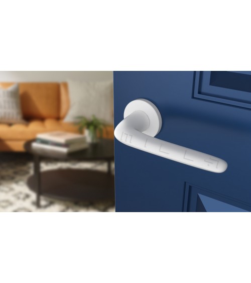 Maniglia per porta bianca AZALIA design