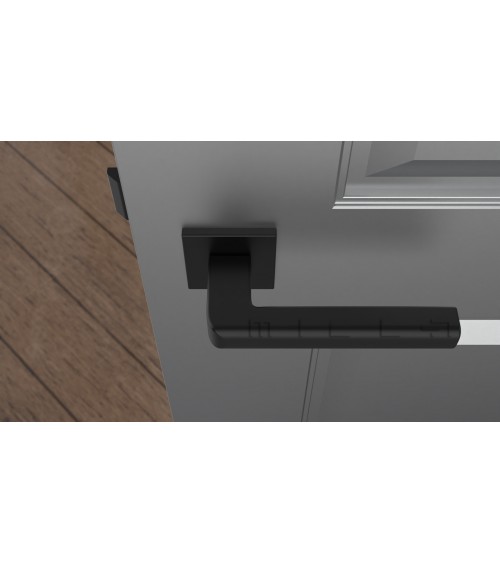 Maniglia per porta nera SALICE ferramenta design