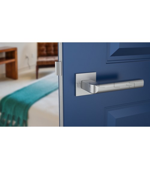 Maniglia per porta cromo satinato SALICE ferramenta design