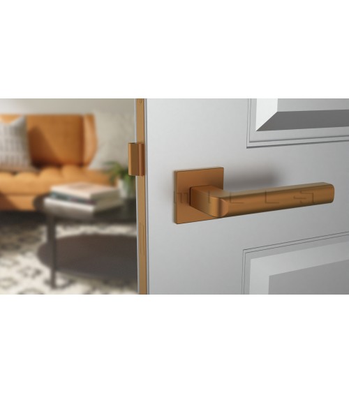 Maniglia per porta rame SALICE ferramenta design