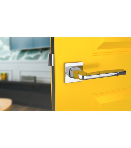 Maniglia per porta cromo lucido ERBA design