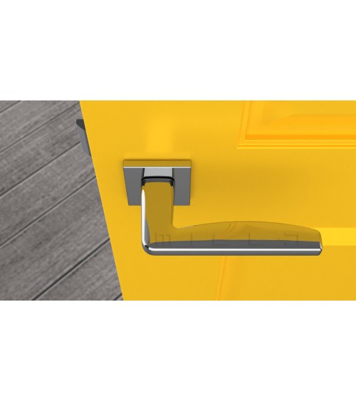Maniglia per porta cromo lucido ERBA design