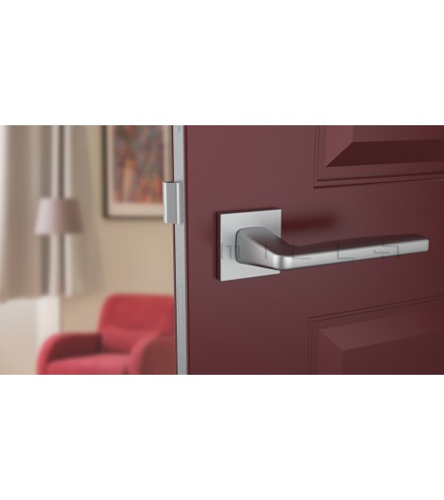 Maniglia per porta in cromo satinato ERBA maniglia design
