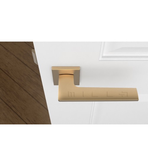 Maniglia per porta oro opaco LUNARIA maniglia design