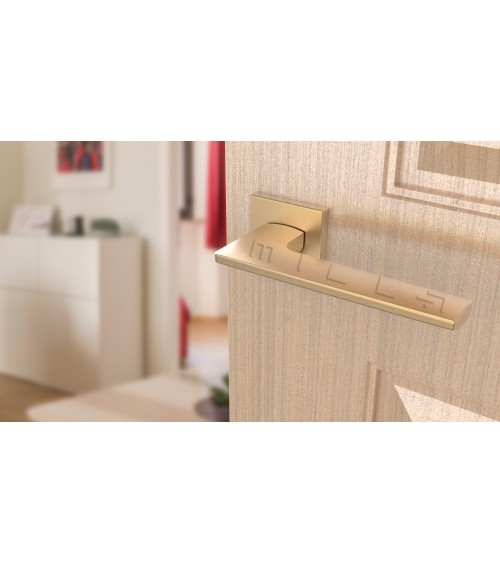 Maniglia per porta oro opaco LUNARIA maniglia design