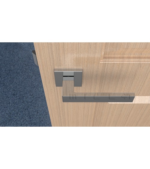 Maniglia per porta cromo lucido SULLA maniglia design
