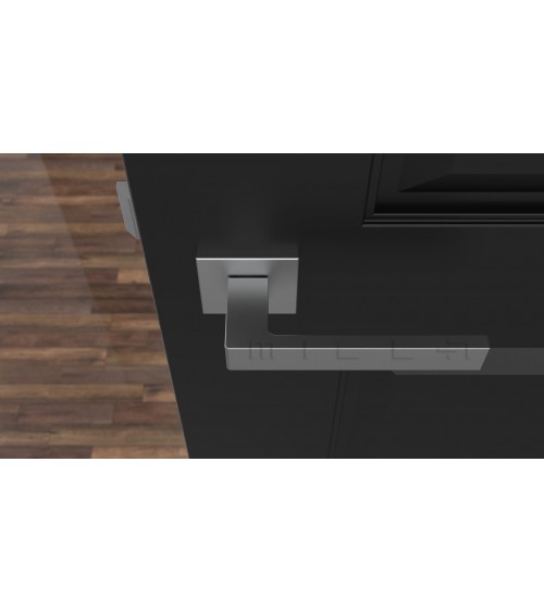 Maniglia per porta cromo satinato SULLA maniglia design