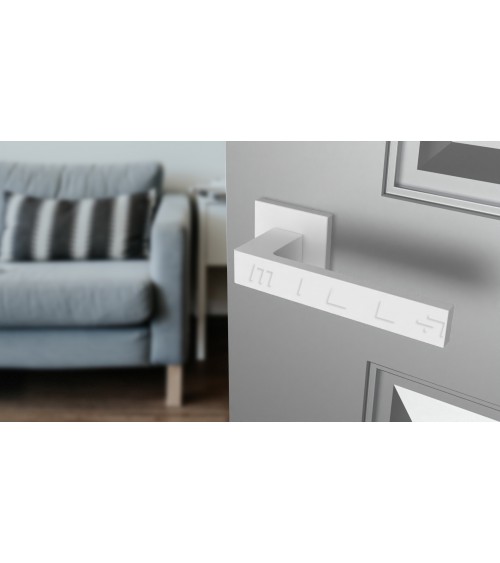 Maniglia per porta bianca SULLA design