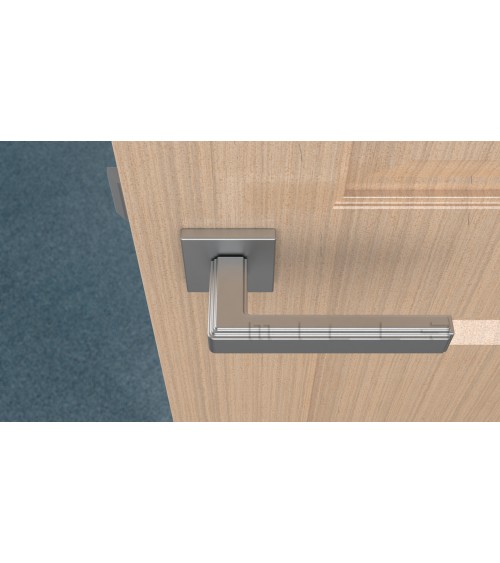 Maniglia per porta cromo satinato RAFLESIA maniglia design