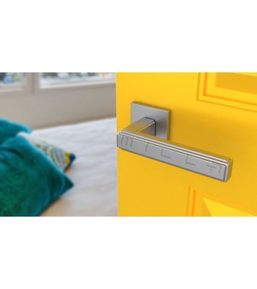 Maniglia per porta cromo satinato RAFLESIA maniglia design
