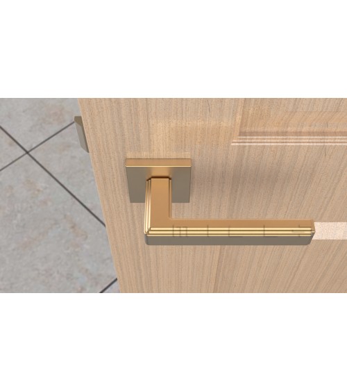 Maniglia per porta oro opaco RAFLESIA maniglia design