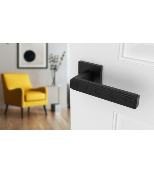 Maniglia per porta nera RAFLESIA maniglia design
