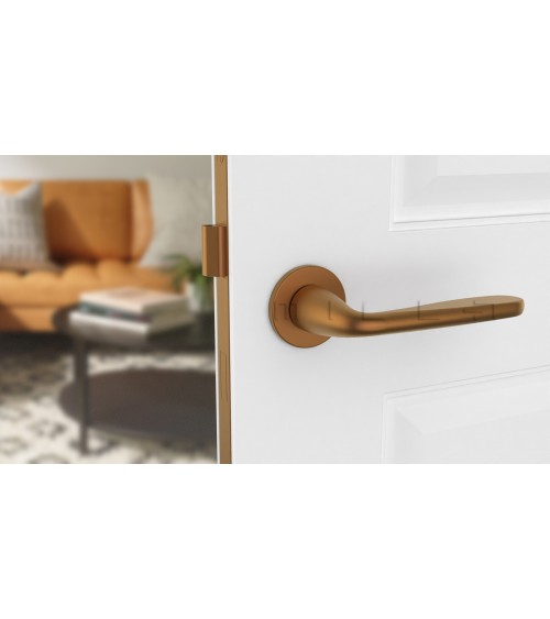 Maniglia per porta rame HIACYNTA design
