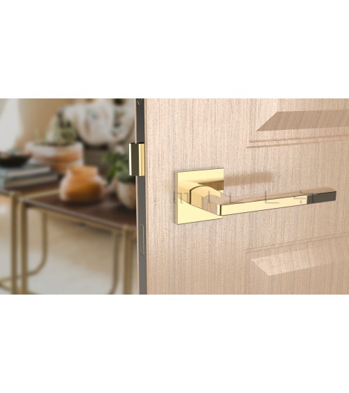 Maniglia per porta oro lucido PYROLA ferramenta design