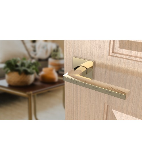Maniglia per porta oro lucido PYROLA ferramenta design