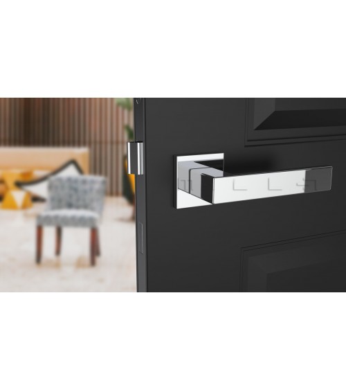 Maniglia per porta cromo lucido PINA design