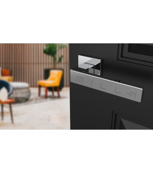 Maniglia per porta cromo lucido PINA design