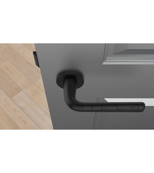 Maniglia per porta nera TULIPA porta interna design