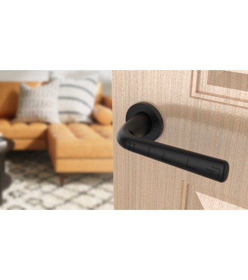 Maniglia per porta nera TULIPA porta interna design