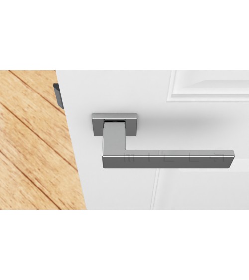 Maniglia per porta cromata lucida PINA maniglia design